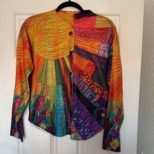 NWOT Vibrant cardigan sweater Sunburst - Multicolor